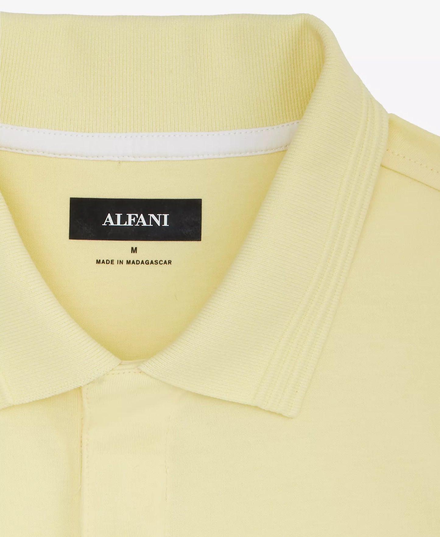 Alfani Men's Regular-Fit Mercerized Polo Shirt Washed Yellow Size XL