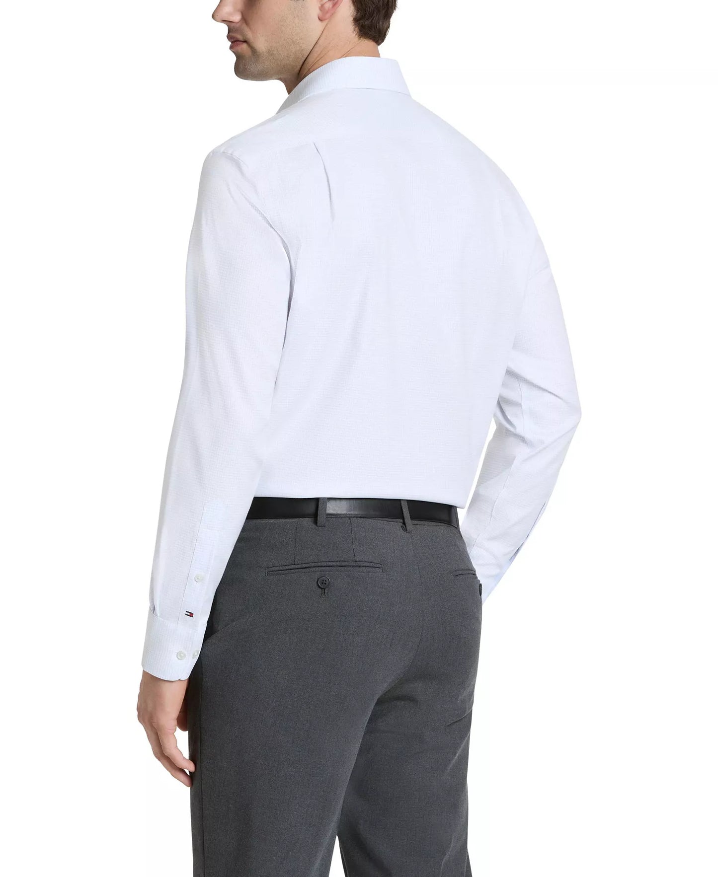 Tommy Hilfiger Men's Slim-Fit Dress Shirt Blue 16 32/33