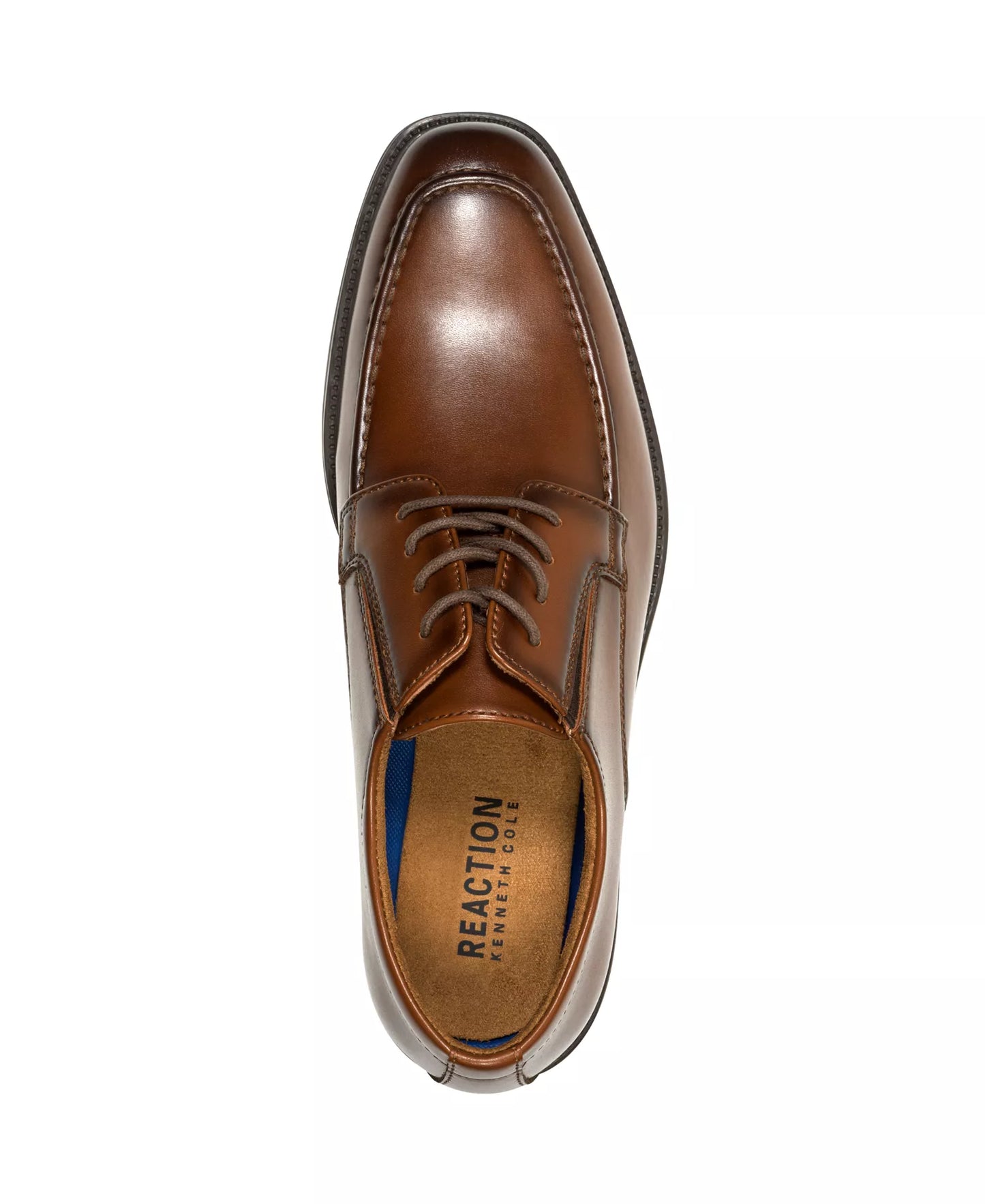 Kenneth Cole Reaction Men's Mike Oxford Shoes Cognac Size 9.5