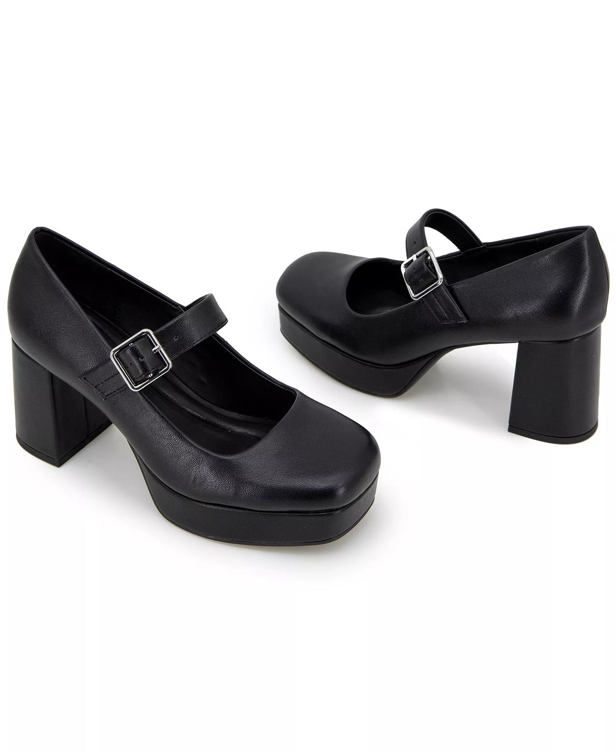 Kenneth Cole Reaction Women's Klair Mary-Jane Pumps Black Size 9.5