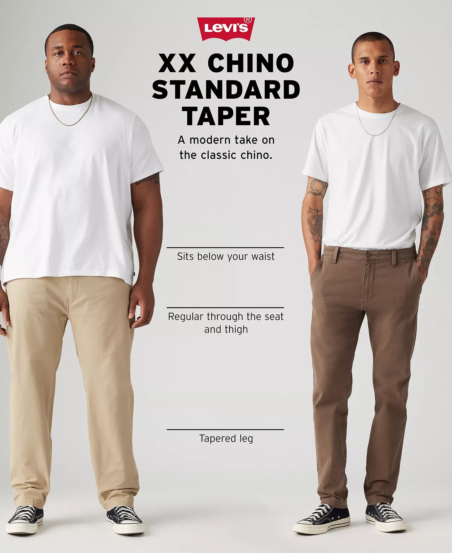 Levi's Men's XX Chino Standard Taper Fit Stretch Pants True Chino W29xL30