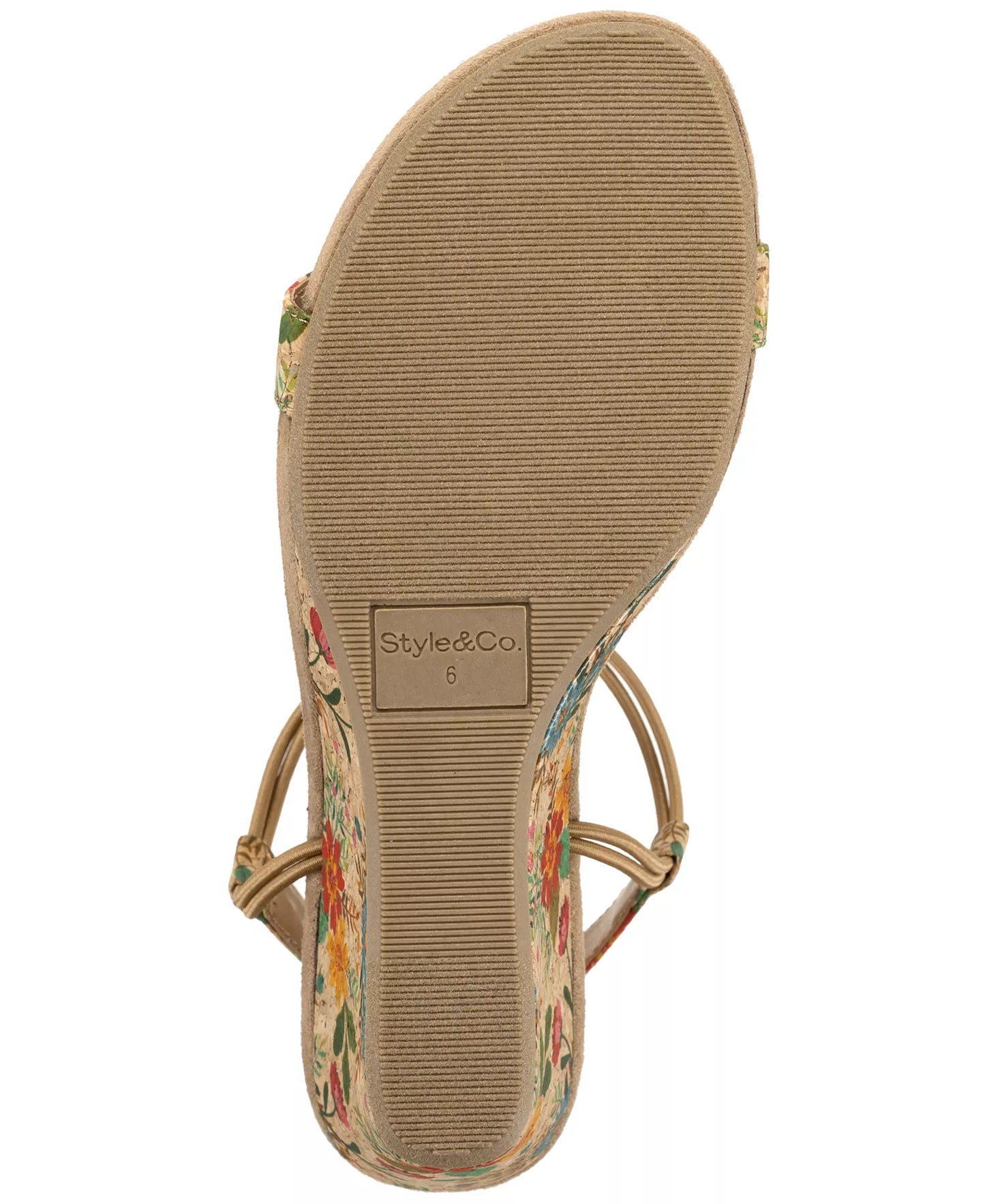 Style & Co Women's Step N Flex Voyage Wed Rose Gold Size 7