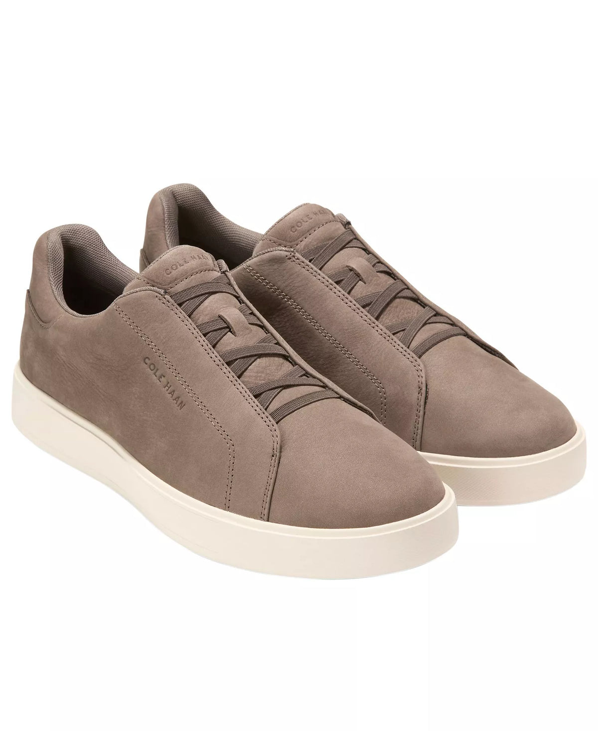 Cole Haan Men's GrandPrø Luxe Slip-on Sneakers Truffle Nubuck Size 10