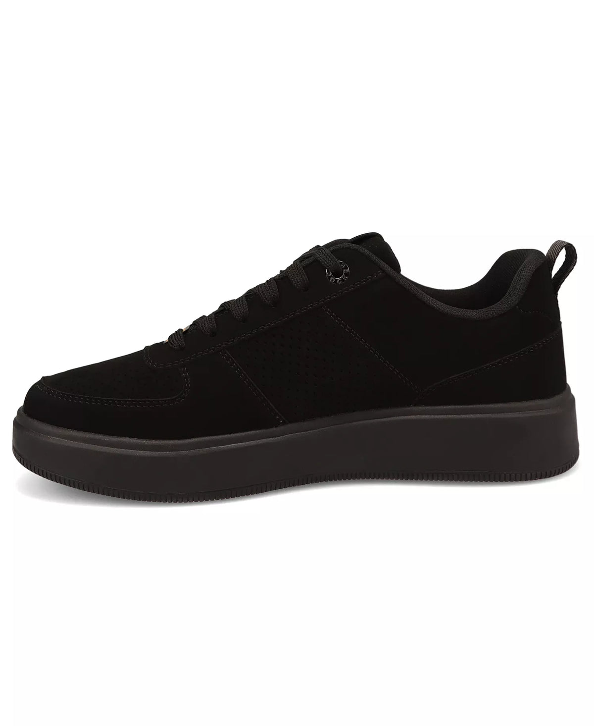 Docker's Men's Overtime Laser Casual Lace Up Sneakers Black Monochrome Size 12W