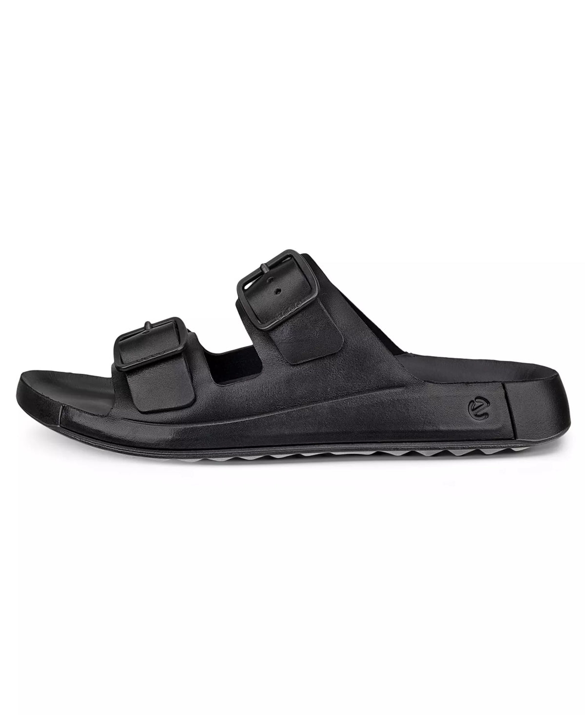 Ecco Men's Cozmo Buckle Slide Sandals Black Size US10/10.5 - EU44