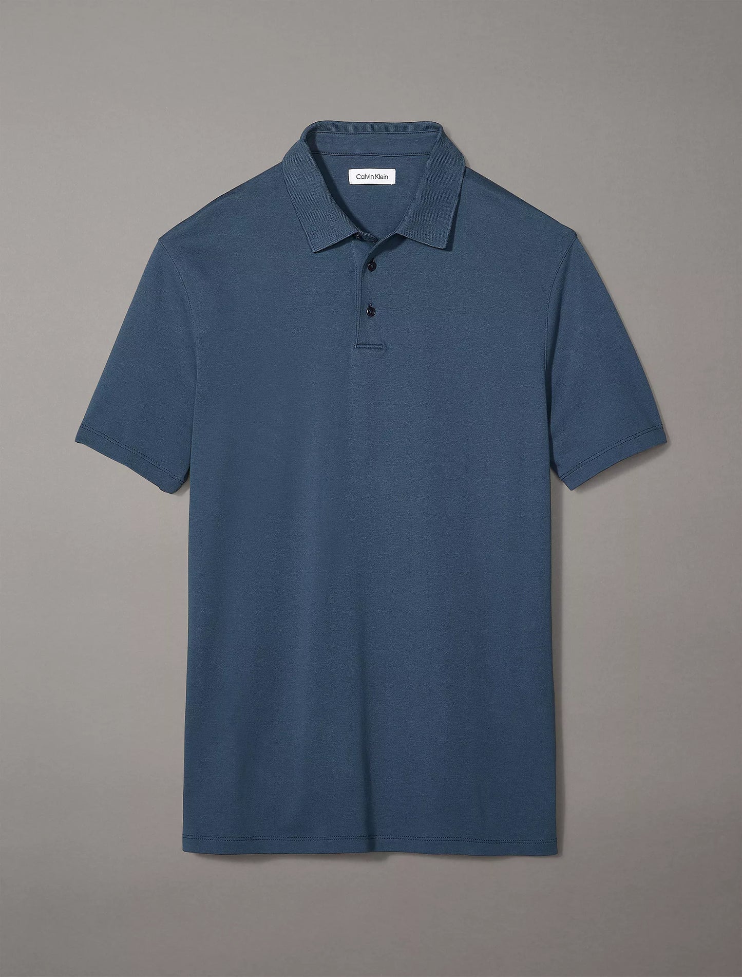 Calvin Klein Men's Classic-Fit Supima Cotton Polo Shirt Ink Size S