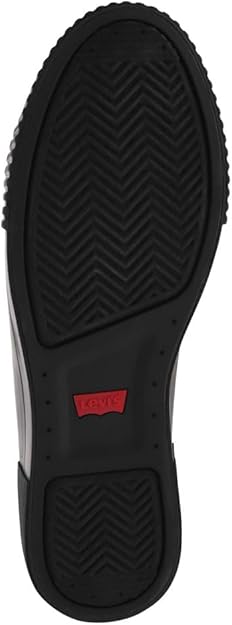 Levi's Men's Anikin Canvas Sneaker Black Mono Size 8.5