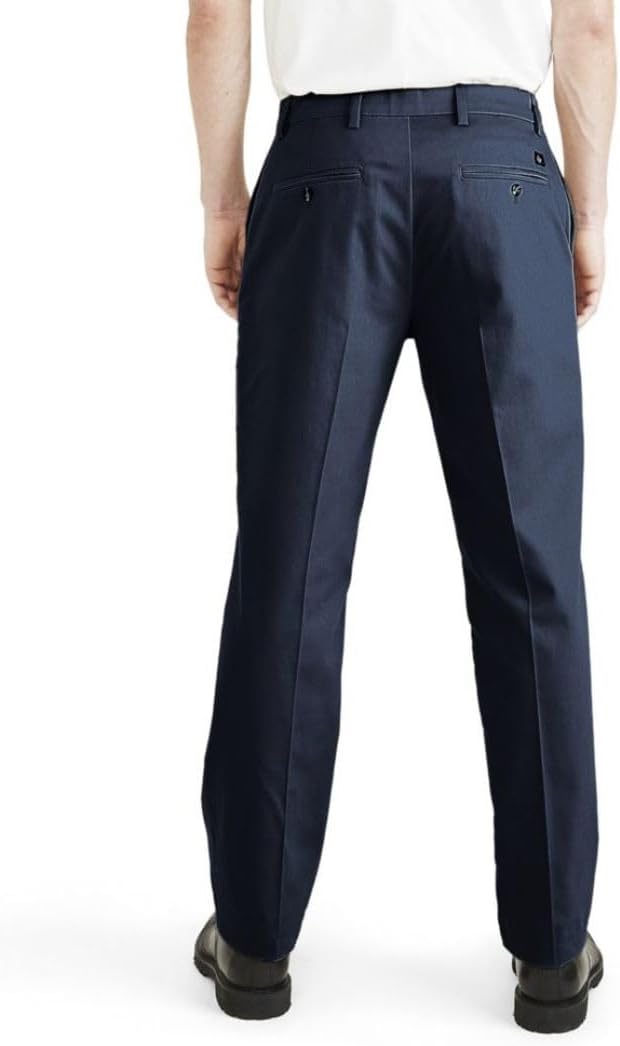Dockers Men's Signature Classic-Fit Iron-Free Khakis Navy Blazer W38xL29