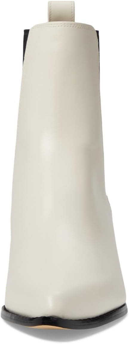 Michael Kors Kinlee Pointed-Toe Pull-On Booties Light Cream Size 10