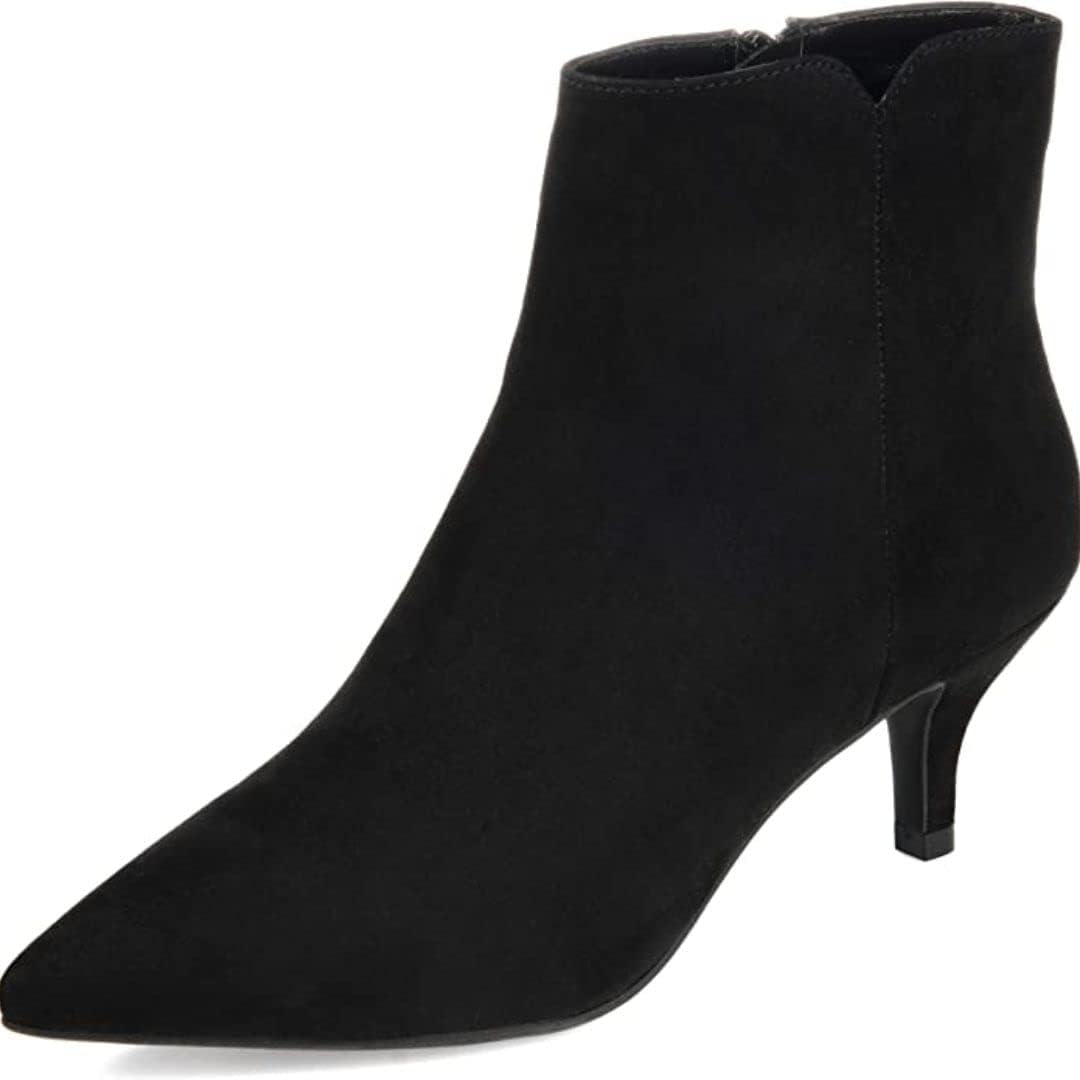 Journee Collection Women's Isobel Pointed Toe Booties Color Black Size 8M