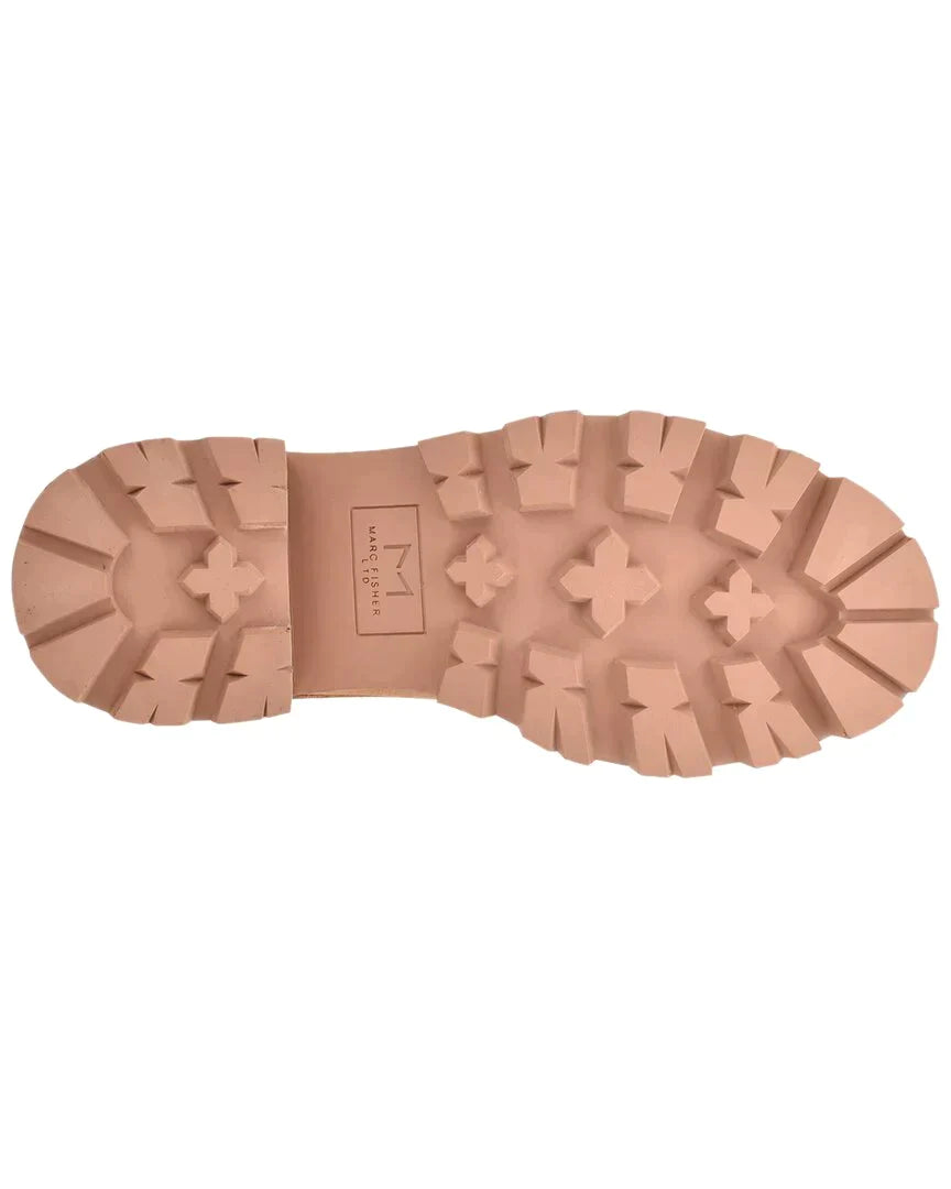 Marc Fisher Lucien Leather Boot Color Light Natural Size 9M