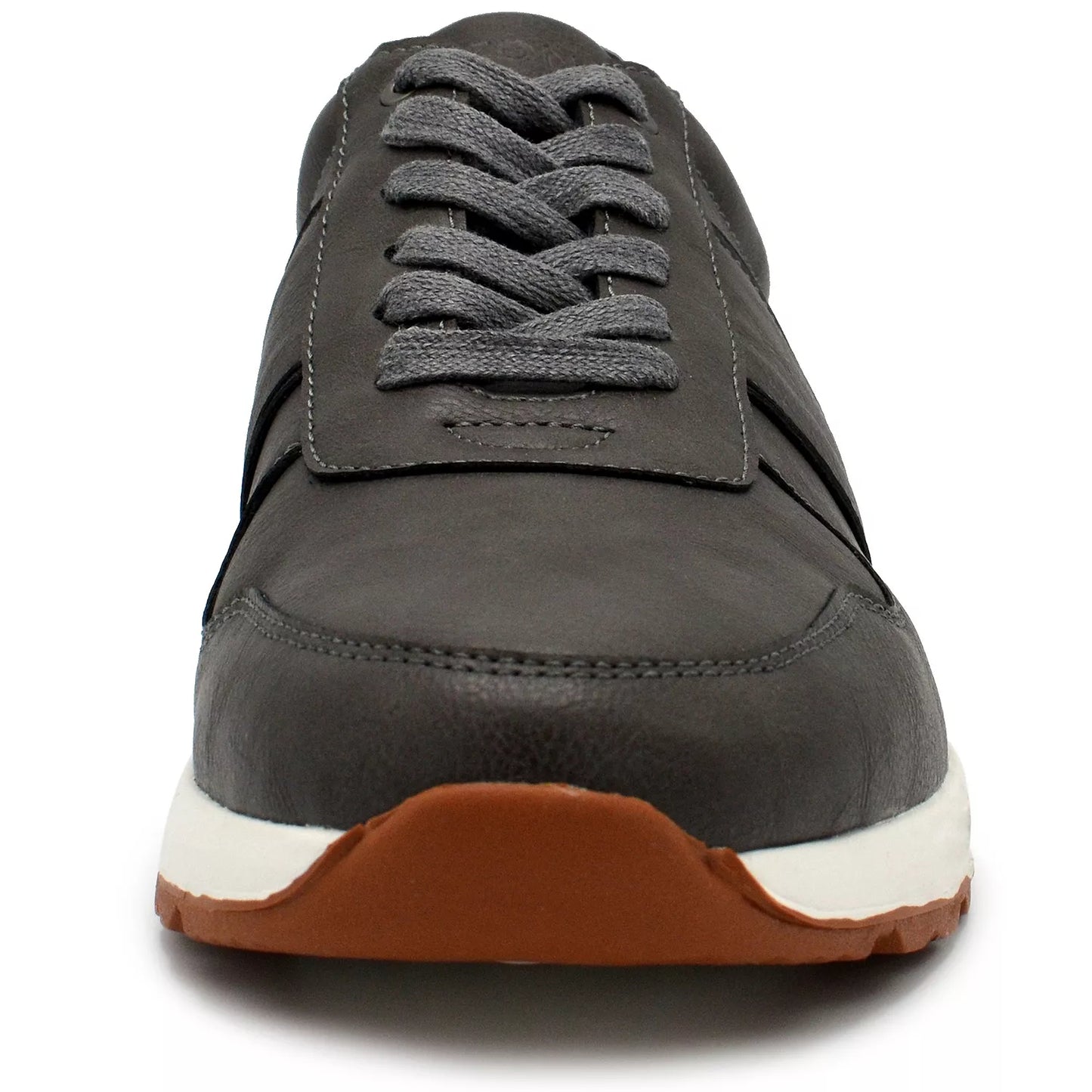 Aston Marc Men's Hart Casual Court Shoes Grey Size 10.5