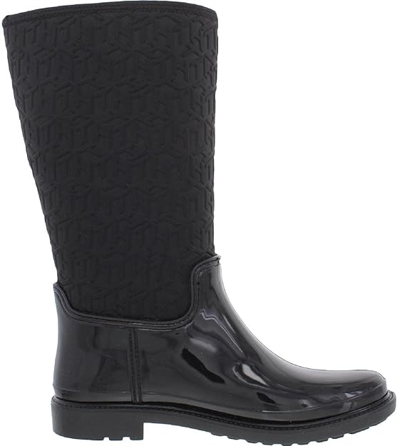 Tommy Hilfiger Women's Saray Rain Boots Color Black Size 8M