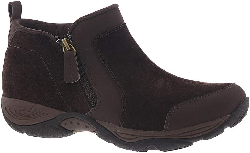 Easy Spirit Women's Evony Suede Ankle Booties Color Brown Size 6.5M