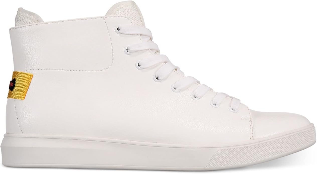 Kingside Men's William Round Toe Lace-Up Athletic Sneakers White Size 12