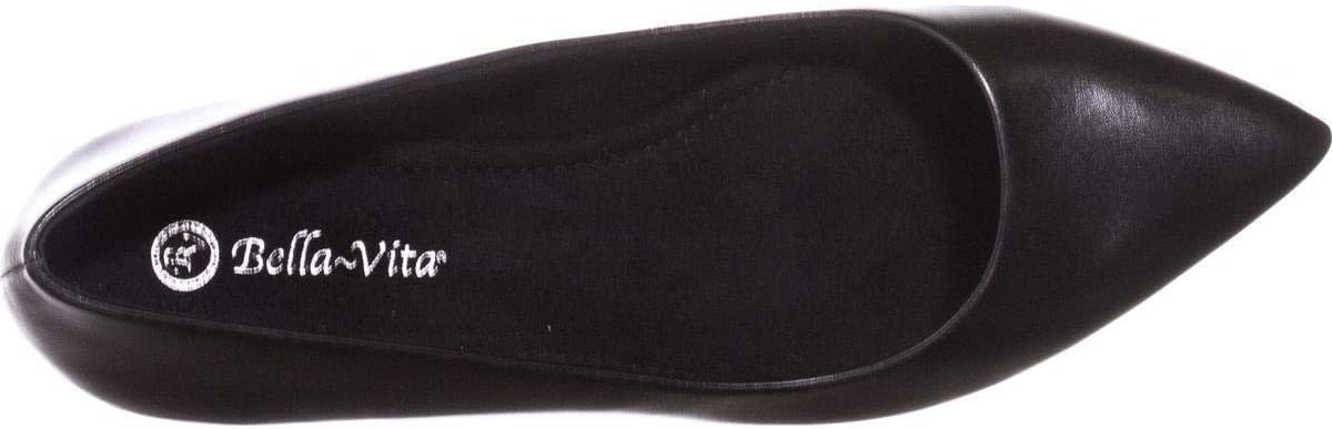 Bella Vita Women's Vivien Pointed-Toe Flats Color Black Size 5.5M