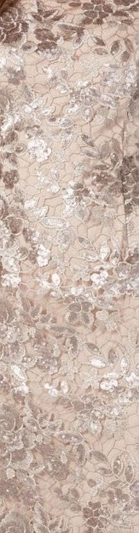 Calvin Klein Women's Lace Sheath Flutter Sleeve Dress Color Khaki/Nude Size 4