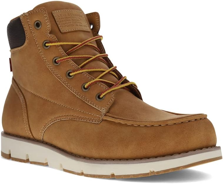 Levis Men's Dean Waxed Lace Up Casual Boot Color Wheat Size 12M