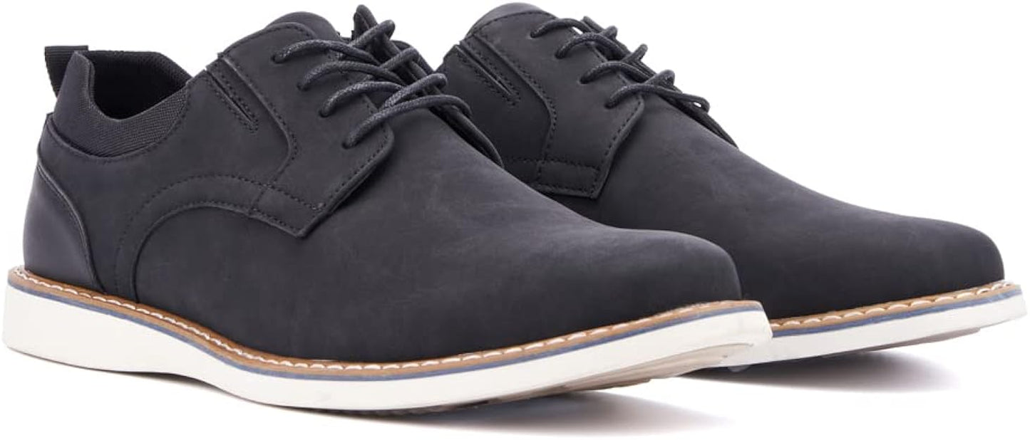 Reserved Footwear Men's Vertigo Lace-Up Oxford Shoe Color Black Size 8.5M