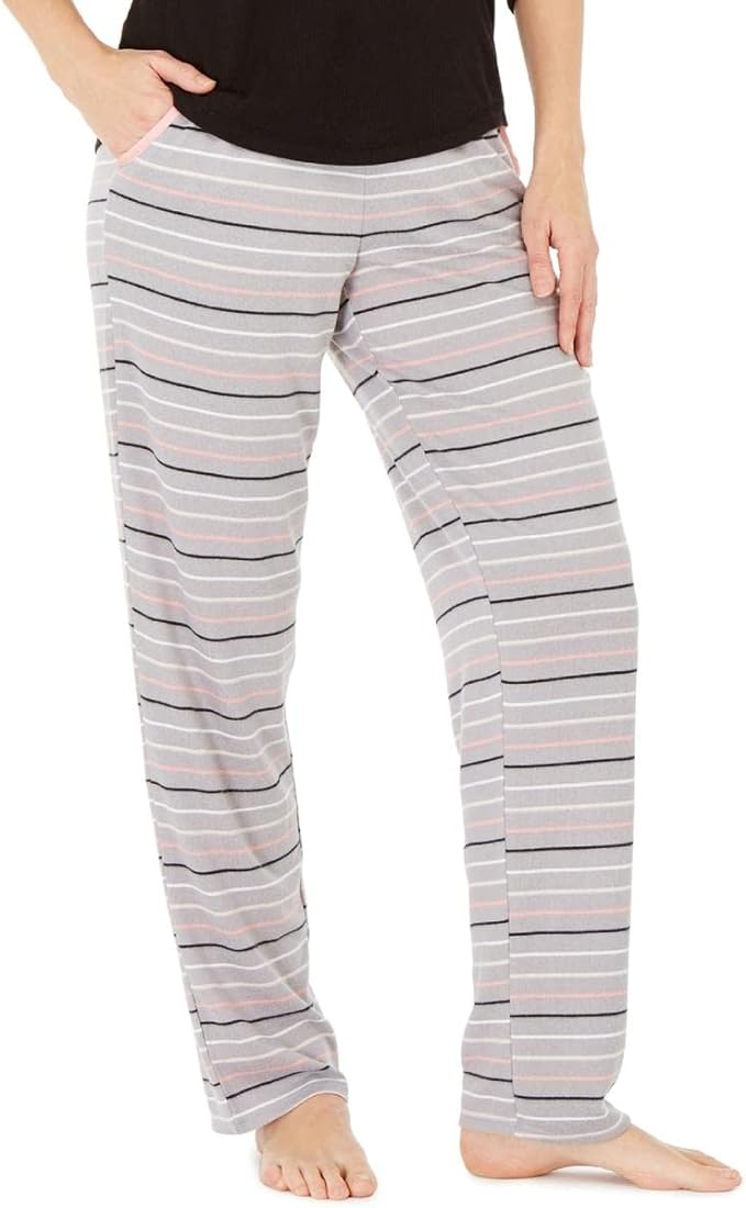 Charter Club Women's Printed Pajama Pants Color Multi Bar Strip Size 2XL
