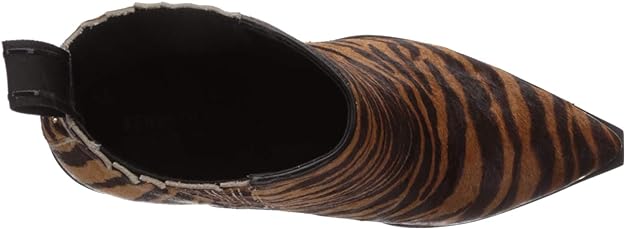 Kenneth Cole Women's West Side Rb Block Heel Bootie Color Brown Multi Size 7M