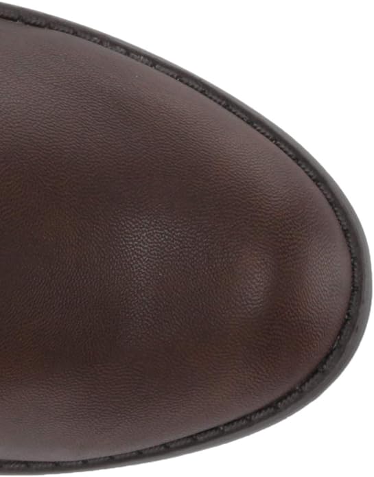 Easy Street Women's Quinn Plus Plus Harness Boot Color Brown Burnish Size 8.5M (Extra Wide Calf)