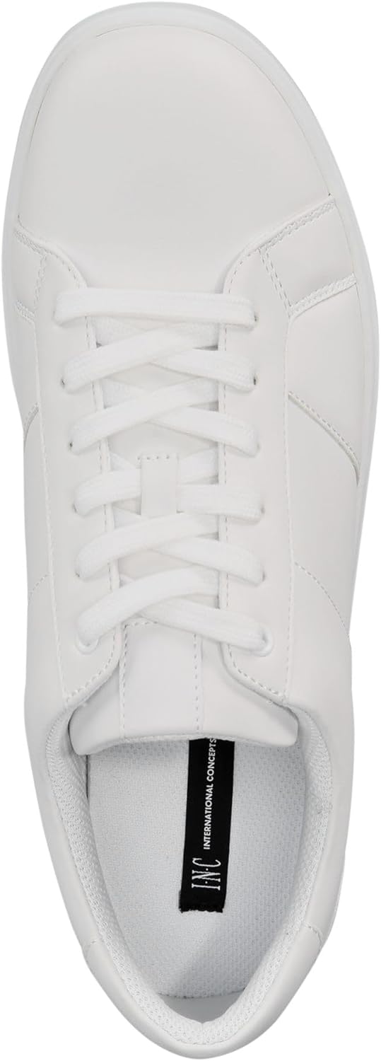 INC International Concepts Men's Ezra Sneakers Color White Size 8M