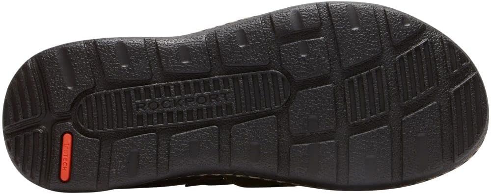 Rockport Men's Darwyn Leather Strap Sandals Color Brown Size 12M