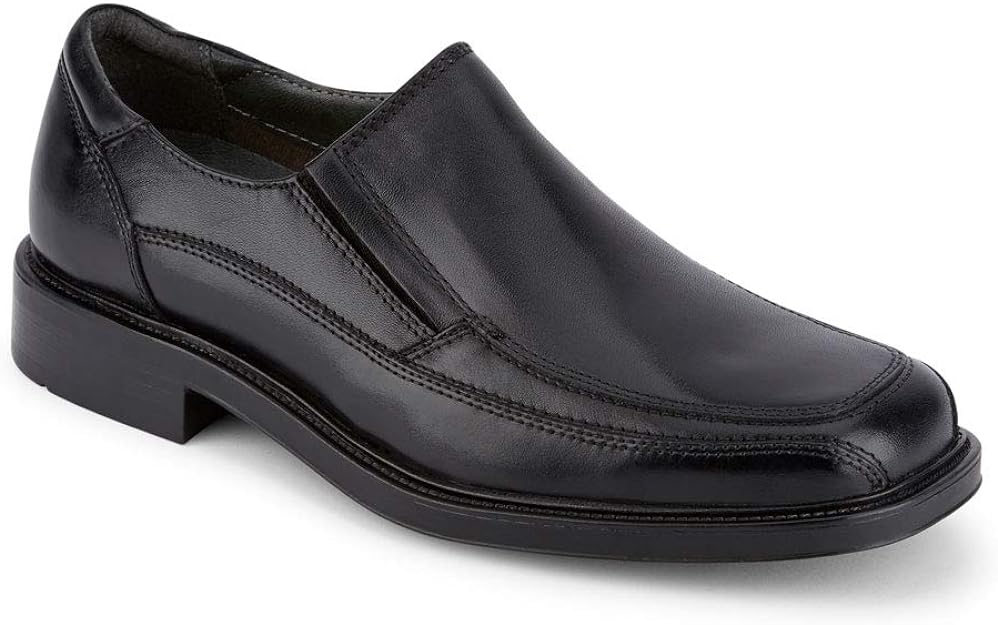 Dockers Men's Proposal Slip-On Loafer Color Black Leather Size 12W