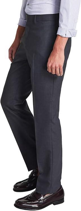 Calvin Klein Men's Wool Slim-Fit Dress Pants Color Gray W36xL32