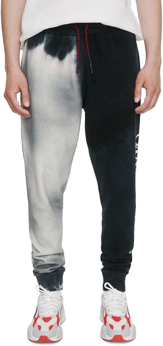 ELEVEN PARIS Men's Tie-Dye Joggers Color Black Tie Dye Size 2XL