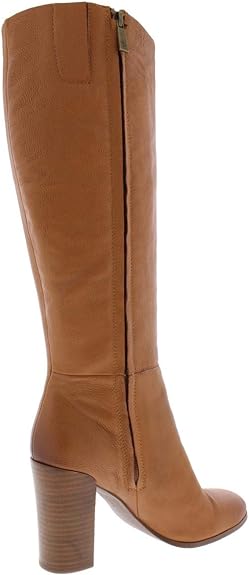 Kenneth Cole New York Justin Block-Heel Tall Knee High Boots Color Cognac Size 7M
