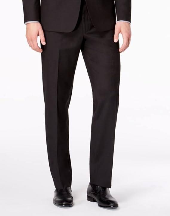Marc New York Men's Modern-Fit 2-Pc Two-Button Suit Color Black Solid 38R 31 Waist