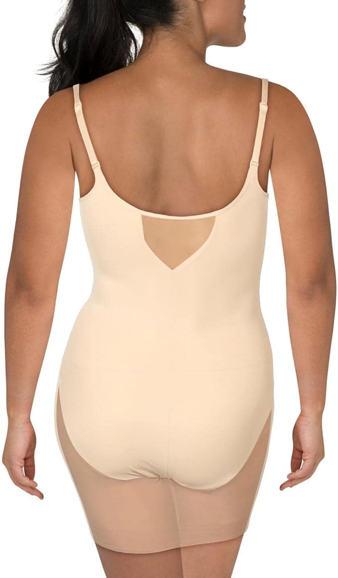 Miraclesuit Women's Wear-Your-Own-Bra Sheer Shaping Torsett Color Nude Size 2XL