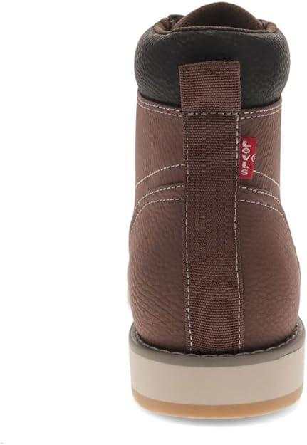 Levi's Men's Dean WX UL Faux-Leather Chukka Boot Color Mahogany/Black Size 10.5M