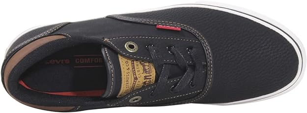 Levi's Men's Ethan Perf WX Sneakers Color Black/Tan Size 9.5M