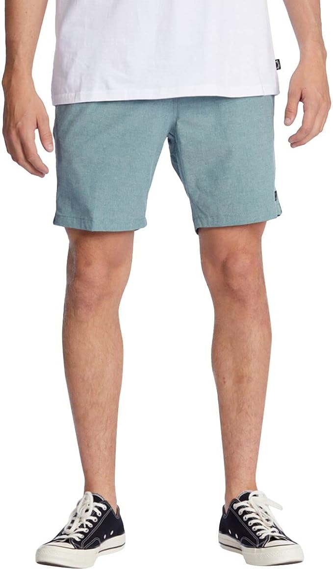 Billabong Men's Crossfire Elastic 19" Hybrid Shorts Color Marine Size S