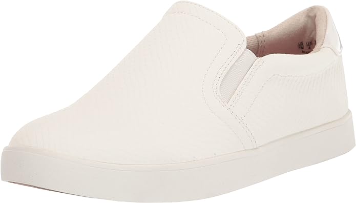 Dr. Scholl's Women's Madison Sneakers Color White Faux Leather Size 8.5W