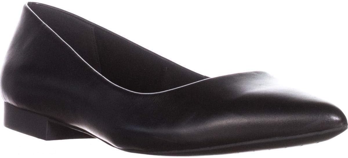 Bella Vita Women's Vivien Pointed-Toe Flats Color Black Size 5.5M