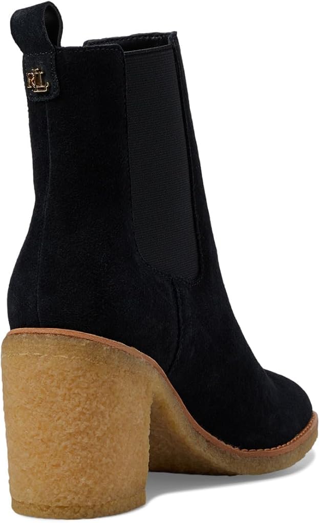 Lauren Ralph Lauren Women's Marianna Pull-On Dress Boots Color Black Size 7.5M