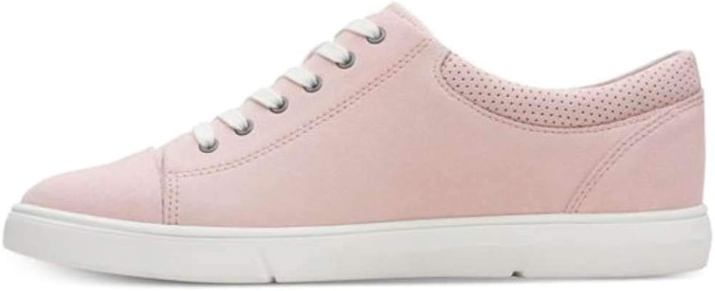 Clarks Men's Landry Vibe Sneakers Color Pink Combo Suede Size 8M