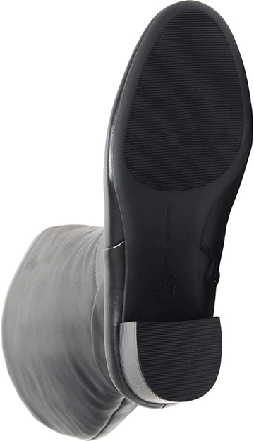 INC International Concepts Radella Leather Knee-High Riding Boots Color Black Size 5M