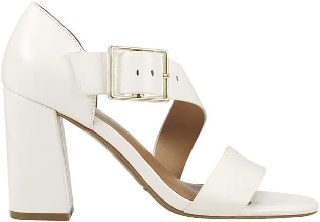 Aerosoles Women's Lenox Heeled Sandal Color Bone Leather Size 8M