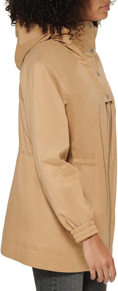 Levi's Women's Hooded Utility Jacket Color Dull Gold Size S