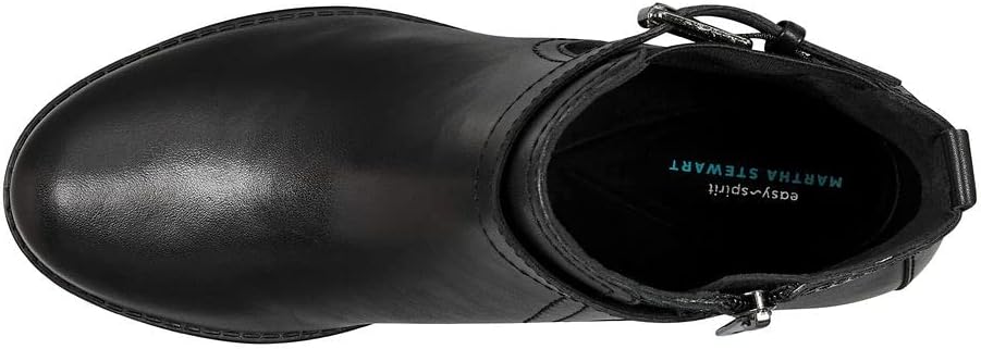 Easy Spirit Women's Rae Ankle Boots (Limited Edition) Color Black Leather Size 5.5M