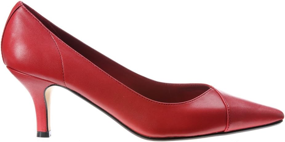 Bella Vita Women’s Wow Leather Closed Toe Classic Pumps Color Red Kidskin Size 9N
