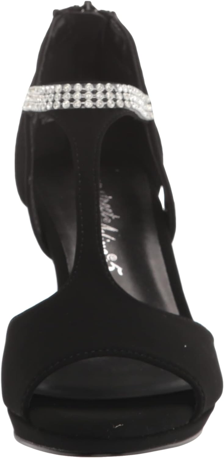Easy Street Women's Flash Dress Heeled Sandals Color Black Lamy Size 11W