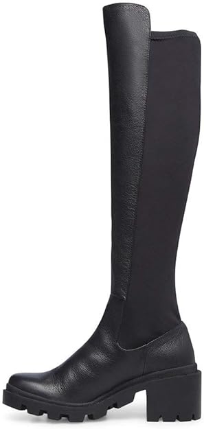 Steve Madden Women's Rino Boot  Color Black Leather Size 7M
