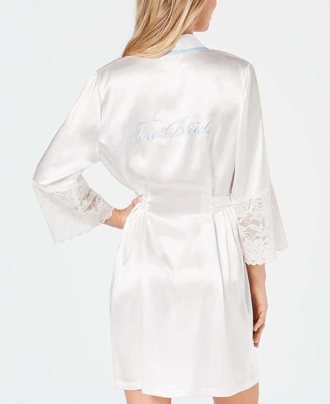 Linea Donatella The Bride Short Satin Wrap White Size S/M