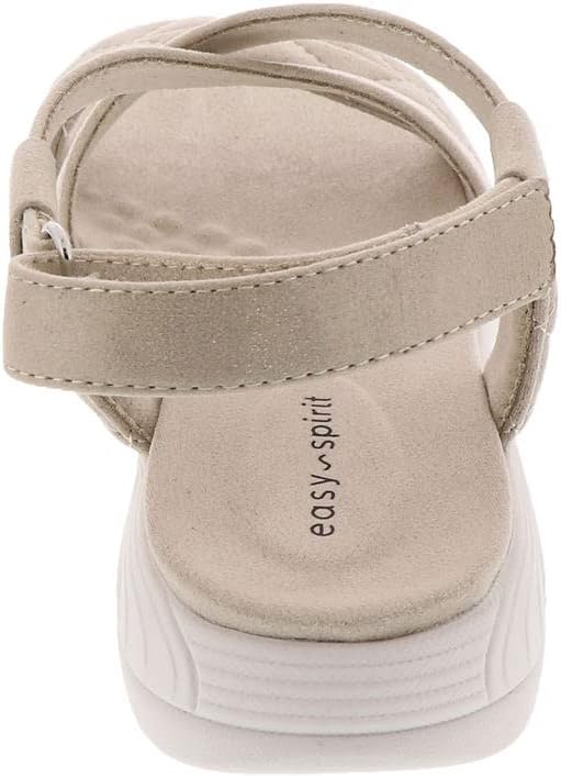 Easy Spirit Women's Treasur Sandals Color Light Natural Shimmer Size 7.5M